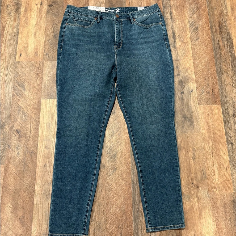 SEVEN7 Women’s High Rise Skinny Jeans Size 16